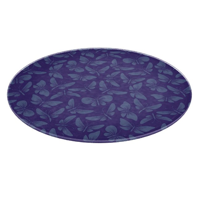 night moth butterflies background cutting board (Corner)