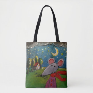 Night Mouse Tote Bag