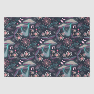 Night Mushroom Garden  Tissue Paper