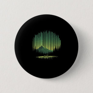 Night Nature Wildlife Trees Green Outdoors Forest 6 Cm Round Badge