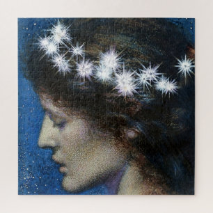 “Night - Noc” Fairy Art by Robert Hughes Jigsaw Puzzle