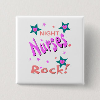 Night Nurses Rock 15 Cm Square Badge