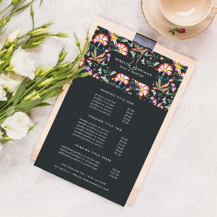 Night Oasis Pricing & Services Flyer