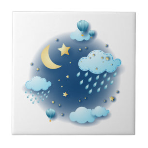 Night of Dreams Ceramic Tile