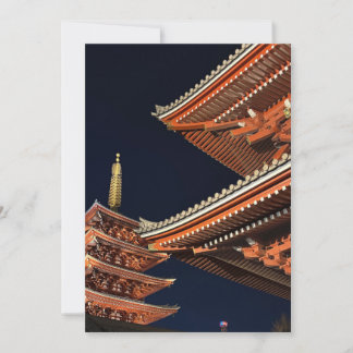 Night of Kaminarimon in Tokyo Japan Invitation