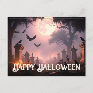 Night of Shadows – A Halloween Spell Awakens Holiday Postcard