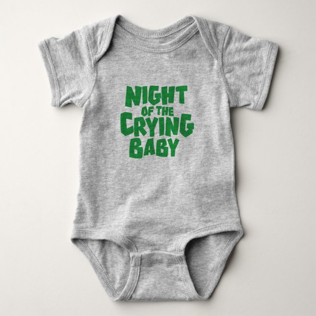 Night of the Crying Baby T-Shirt Design Bodysuit (Front)