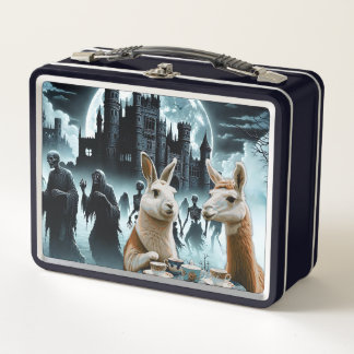 Night of the Dead Tea Party Metal Lunch Box