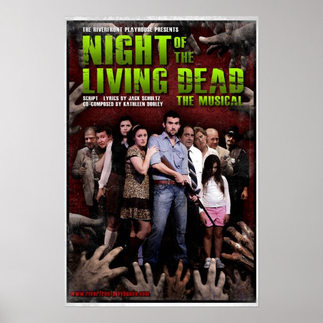 Night of the Living Dead: The Musical Poster (Front)