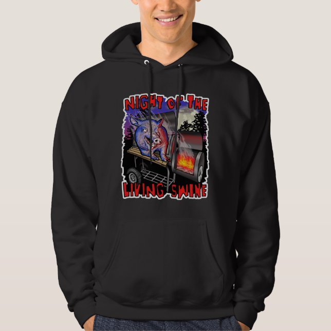 Night Of The Living Swine Hoodie (Front)