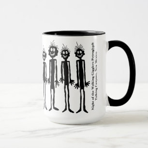 Night of the Walking Gigglers Petroglyph Mug