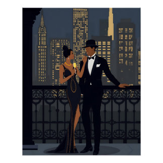 Night on the town poster