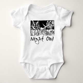 Night Owl Baby Bodysuit