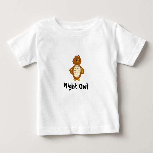 Night Owl Baby T-Shirt (Front)