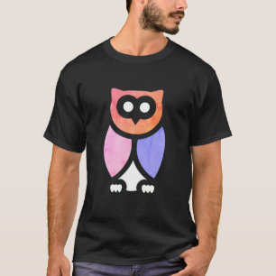 Night Owl, Beautiful Pink Purple Abstract Pop Art T-Shirt