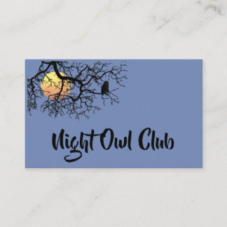 Night-Owl Club Business Card