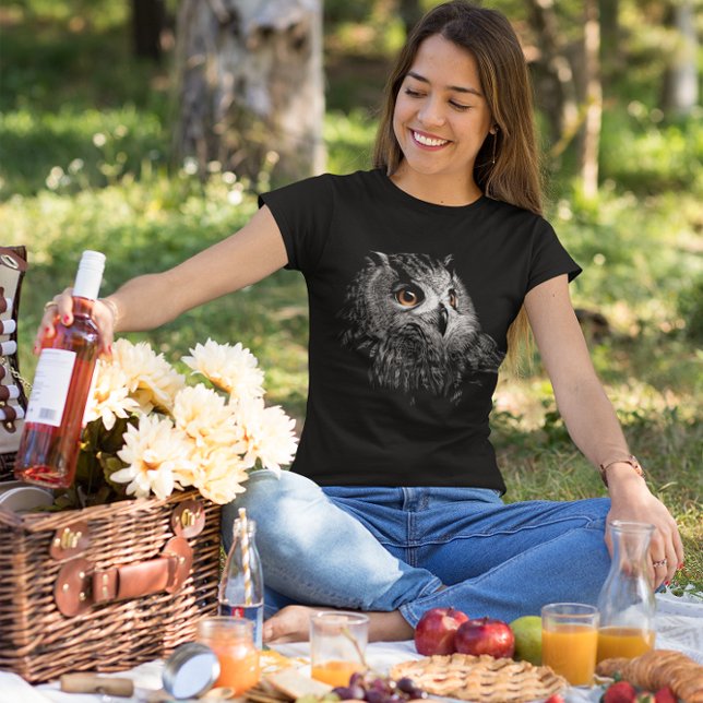 Night Owl Graphic Wild Bird  T-Shirt (Creator Uploaded)