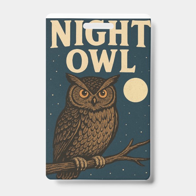 Night Owl ID Badge (Front)