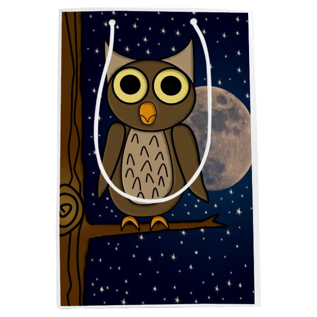 Night owl medium gift bag (Front)