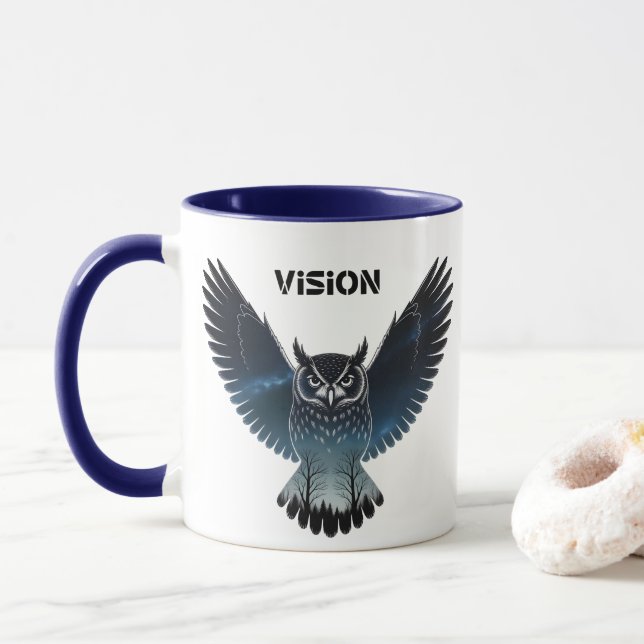 night owl Mug (With Donut)