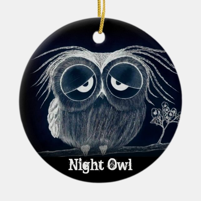 Night Owl - Ornament (Front)