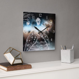 Night Owl Square Wall Clock