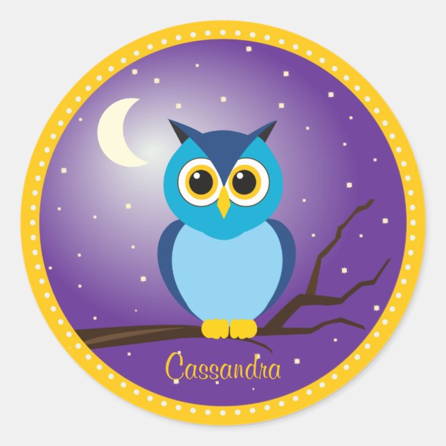 Night Owl Sticker (Front)
