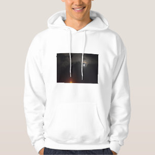 Night Owl White Hoodie