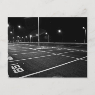 Night parking spaces post card