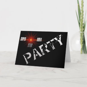 Night party invitation