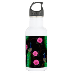 Night peacock garden 532 ml water bottle