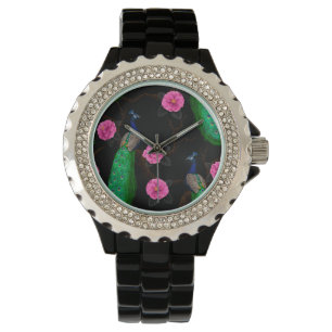 Night peacock garden watch