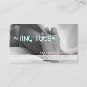 Night PM Nanny Child Day Care Babysitter Business Card