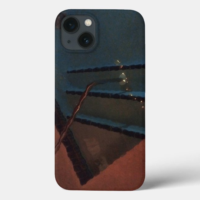 Night Pool Abstract Case-Mate iPhone Case (Back)