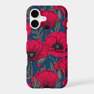 Night poppy garden