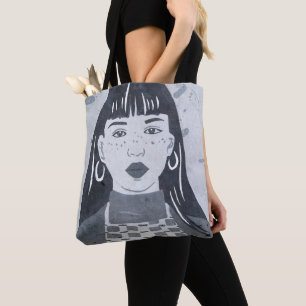 Night Portrait Tote Bag