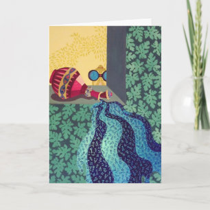 Night Pours Out Greeting Card