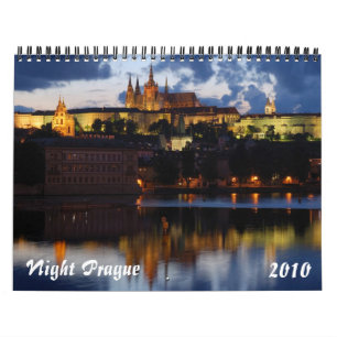 Night Prague 2010 Calendar