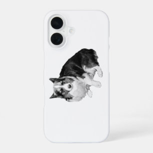 Night-Quiet Corgi iPhone 16 Case