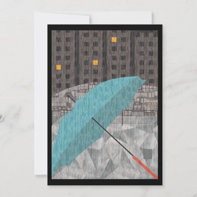Night Rain Card (Front)