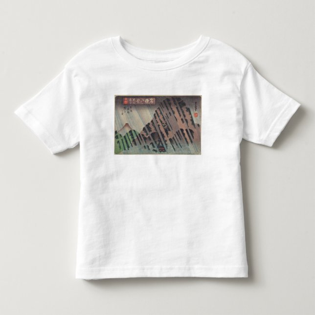 Night Rain on Oyama, c.1830 Toddler T-Shirt (Front)