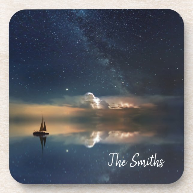 Night Sailing Coaster (Front)