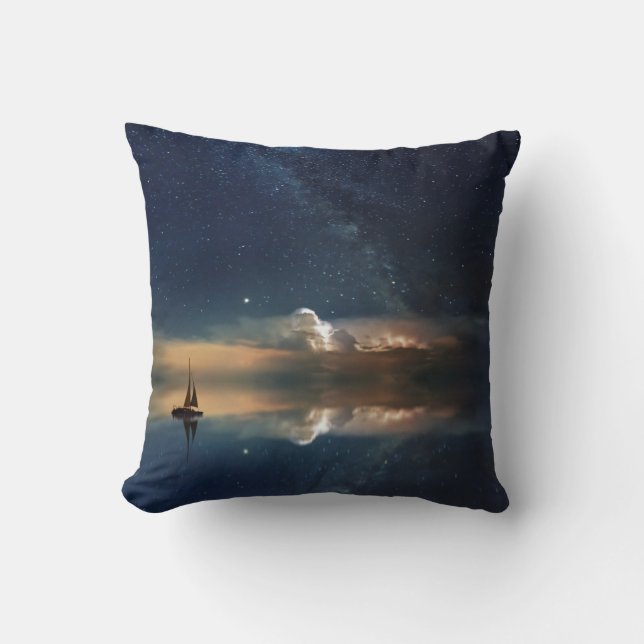 Night Sailing Cushion (Front)