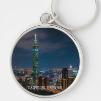 Night Scene of Taipei 101, Taiwan