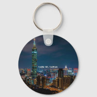 Night Scene of Taipei 101, Taiwan Travel Souvenir