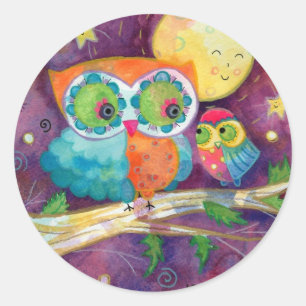 Night Shift Classic Round Sticker