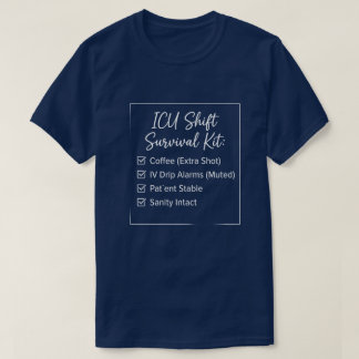 Night Shift ICU Nurse Survival Kit T-Shirt