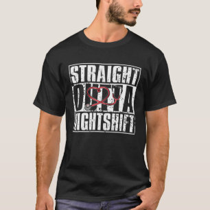 Night Shift Nurse, Funny Straight Outta Nurses Hat T-Shirt