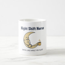 Night Shift Nurse Gift Funny — Saving Lives While