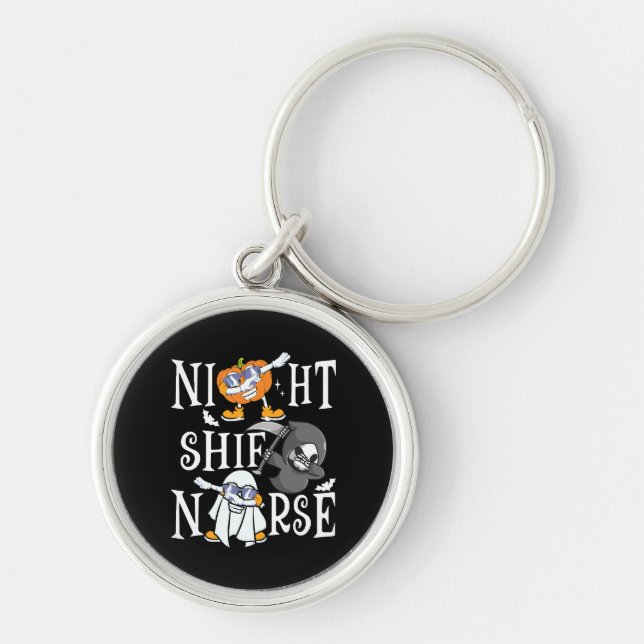 Night Shift Nurse Key Ring (Front)